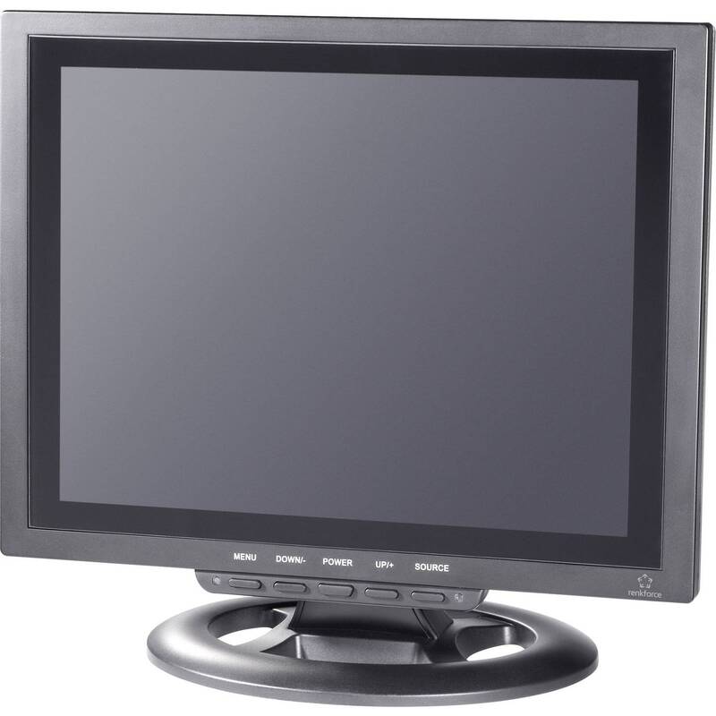 Renkforce LCD-Überwachungsmonitor Überwachungsbildschirm 30.48 cm 12 Zoll EEK: C - 4016138825596