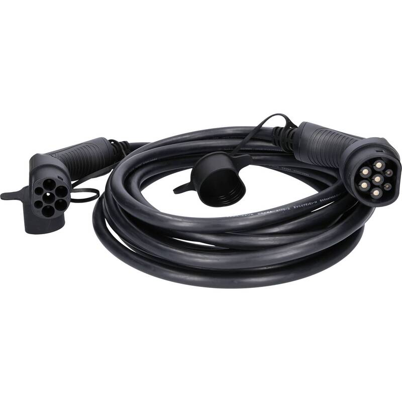 KS Tools eMobility Ladekabel Kabel Elektroauto 8m Typ 2 Mode 3 22kW Tasche - 4042146864777