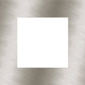 B-Ware Heitronic Einbauleuchte LED 3.5W warmweiß quadratisch Edelstahl 2700K IP20 95lm