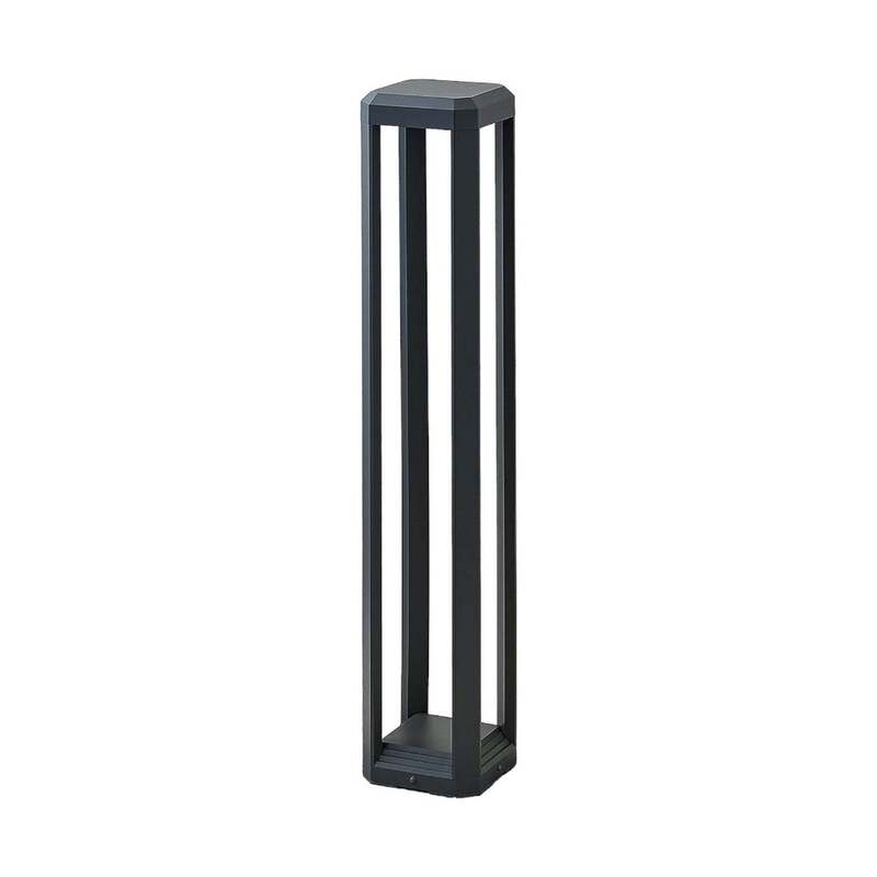 Lucande Wegeleuchte Gartenleuchte Fery LED Pollerleuchte anthrazit 80cm IP65 - 4251096556933