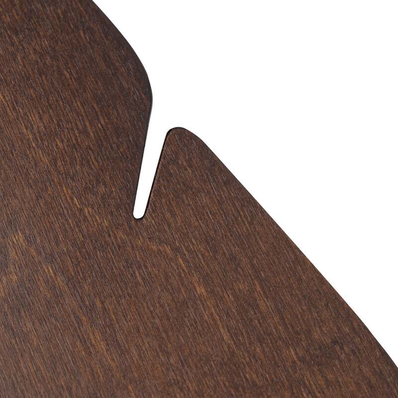 Envostar Wandleuchte Lehti Nussbaum 69x24 cm dimmbar 4x15W G9 Holz - 5906135159918