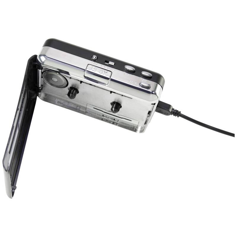 Renkforce Kassetten Digitalisierer RF-CP-170 USB Kopfhörer Musik digitalisieren - 4064161203898