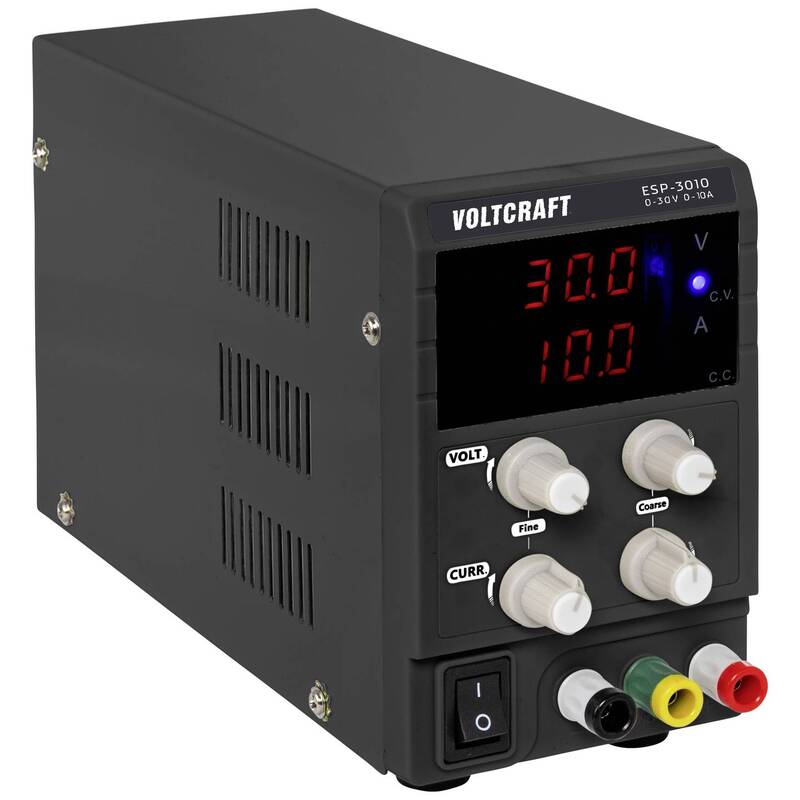 VOLTCRAFT ESP-3010 Labornetzgerät einstellbar 0-30 V/DC 0-10 A Steckanschluss - 4064161215297
