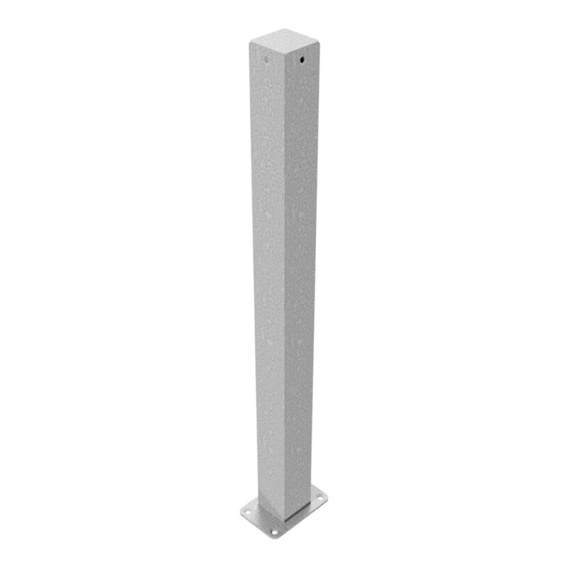 Schake Absperrpfosten Typ 470P ortsfest mit Bodenplatte feuerverzinkt 70x70mm - 4250384711733