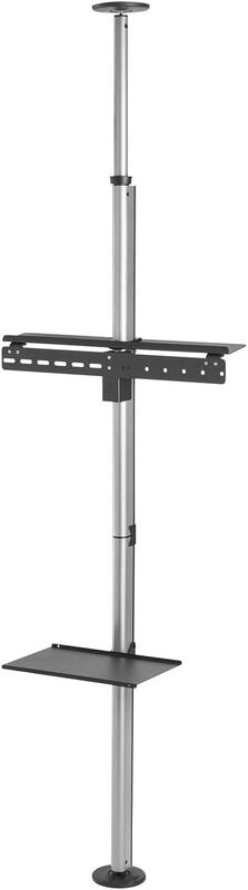 TECHLY TV-Halter Boden-/Decken Halterung drehbar 360° für 37-70 Zoll grau - 8051128105612