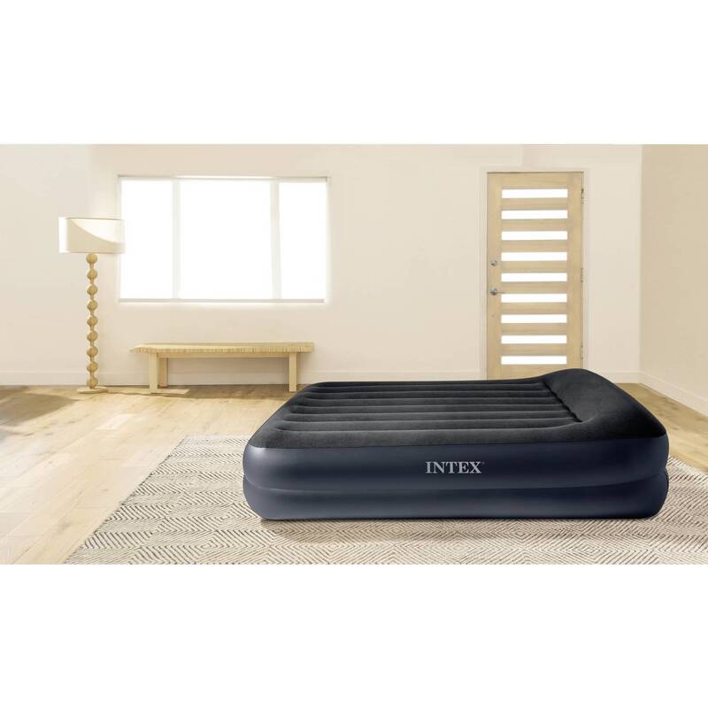 Intex Luftbett DuraBeam PillowRestRaised 203x152cm 42cm hoch schwarz 272kg - 6941057422862