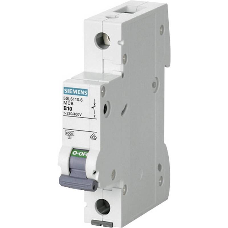Siemens Leitungsschutzschalter 1polig 10A 230/400V C Sicherungsautomat 6kA - 4001869388182