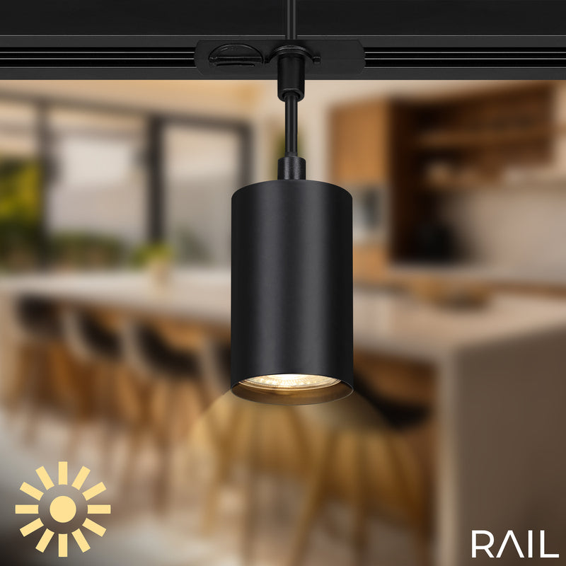 Briloner Schienensystem RAIL 230V schwarz 4 LED-Pendel 1,5m dimmbar - 4002707461388