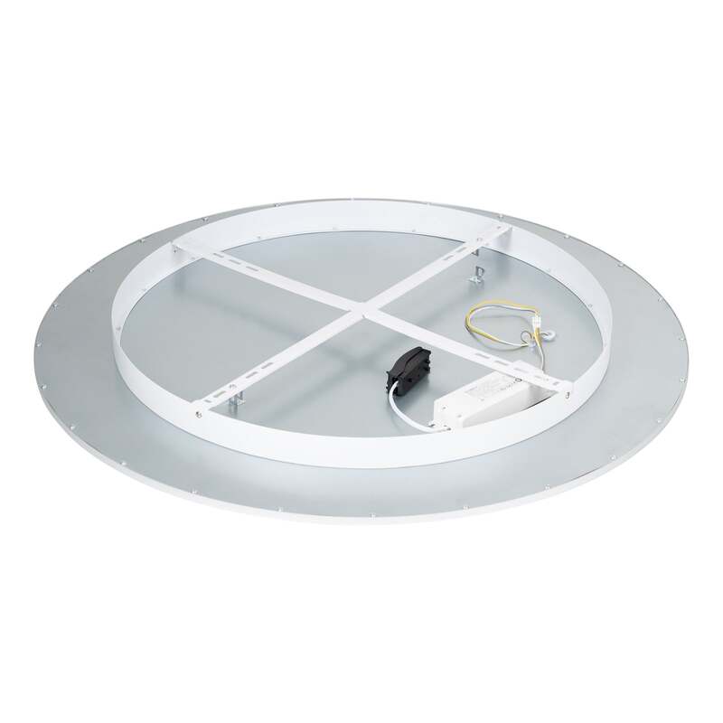Lindby Deckenlampe Deckenleuchte Narima LED Lampe dimmbar silber Ø80cm CCT Licht - 4251096579741