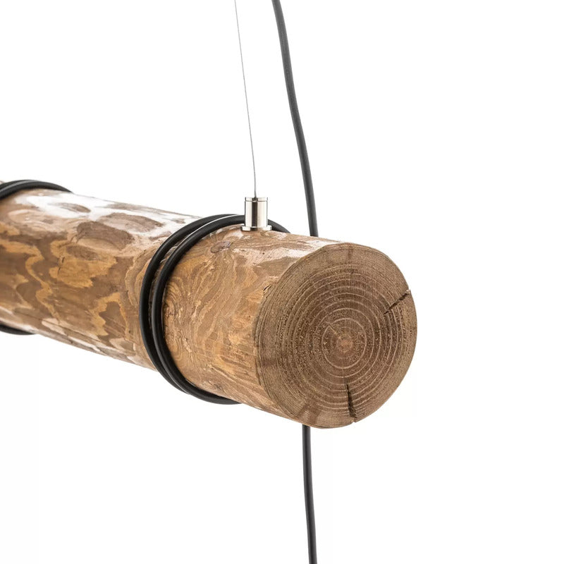 Euluna Hängeleuchte Karou Deckenlampe Pendelleuchte Lampe Leuchte Holz 3-flm E27 - 5905840217265