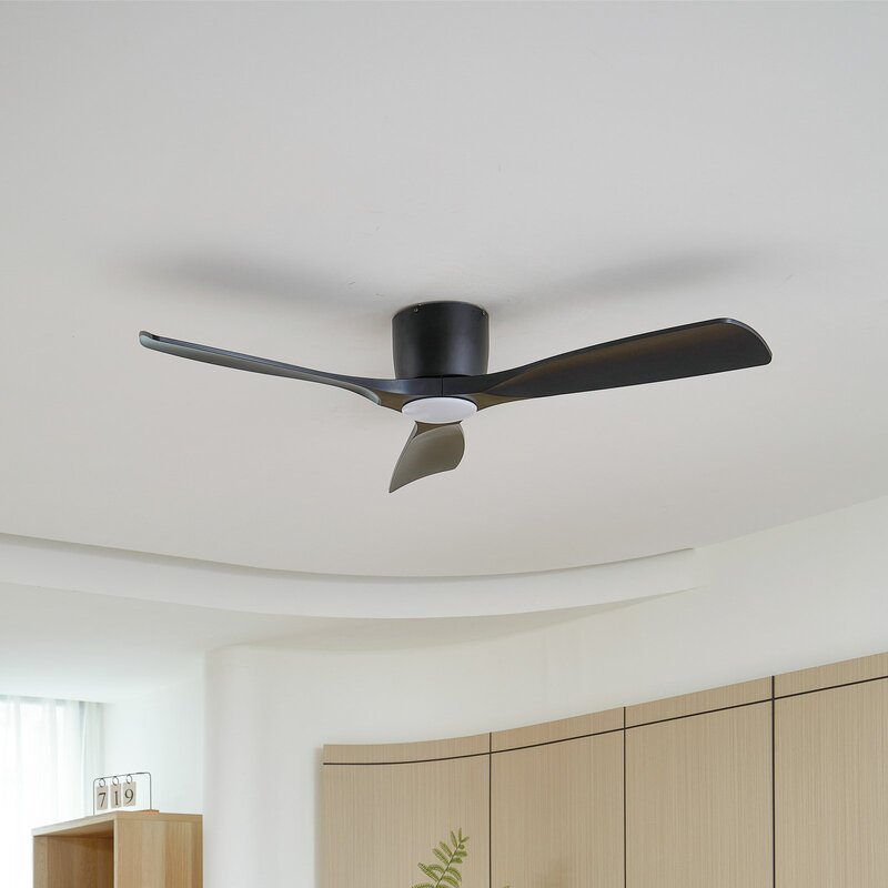 Lucande Deckenventilator Ventilator LED smart Tuya Moneno CCT schwarz dimmbar - 4251911780048