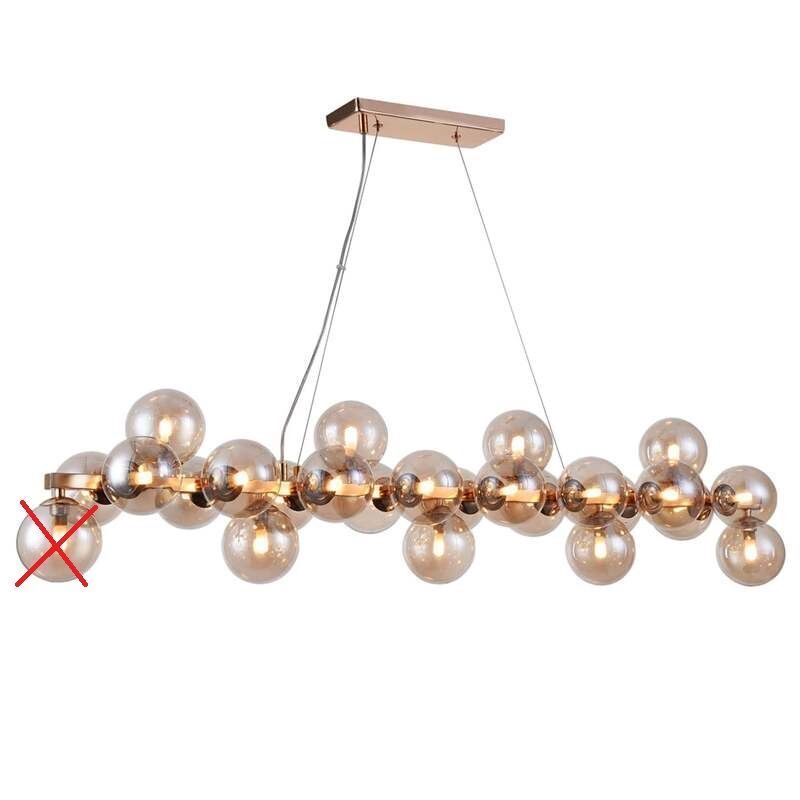 MAYTONI Hängelampe Hängeleuchte Dallas LED Pendelleuchte dimmbar goldfarben - 4251110094427