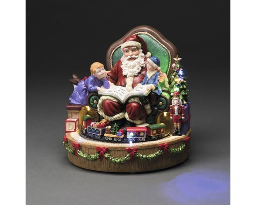 Konstsmide LED Szenerie Weihnachtsmann mit Kindern Weihnachtsbeleuchtung99 - 7318304215000