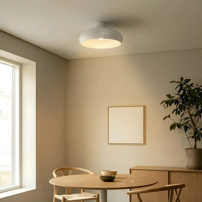 Lindby Deckenleuchte Elover LED Lampe Leuchte dimmbar beige Ø45cm 22cm hoch - 4251911792034