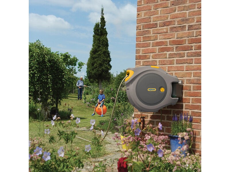 Hozelock Schlauchtrommel Auto Reel 30m Schlauch Gartenbewässerung 180° - 5010646059565