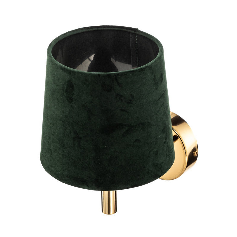 Argon Wandleuchte Lampe Polo Plus Textilschirm messing grün - 5902553231083