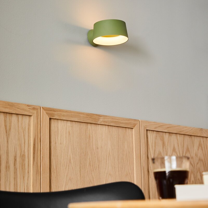 Wandleuchte Wandlampe LOOM DESIGN LED Cookie Aluminium grün Lampenschirm ringför - 5712802225745