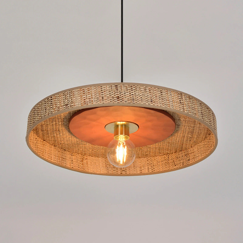MARKET SET Hängeleuchte Pendelleuchte Portinatx Bast Keramik terracotta E27 LED - 3188000783899