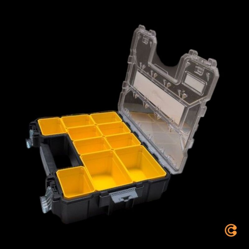 STANLEY Werkzeugbox Aufbewahrungsbox FatMax Kunststoff Gelb Organizer Universal - 3253561975189