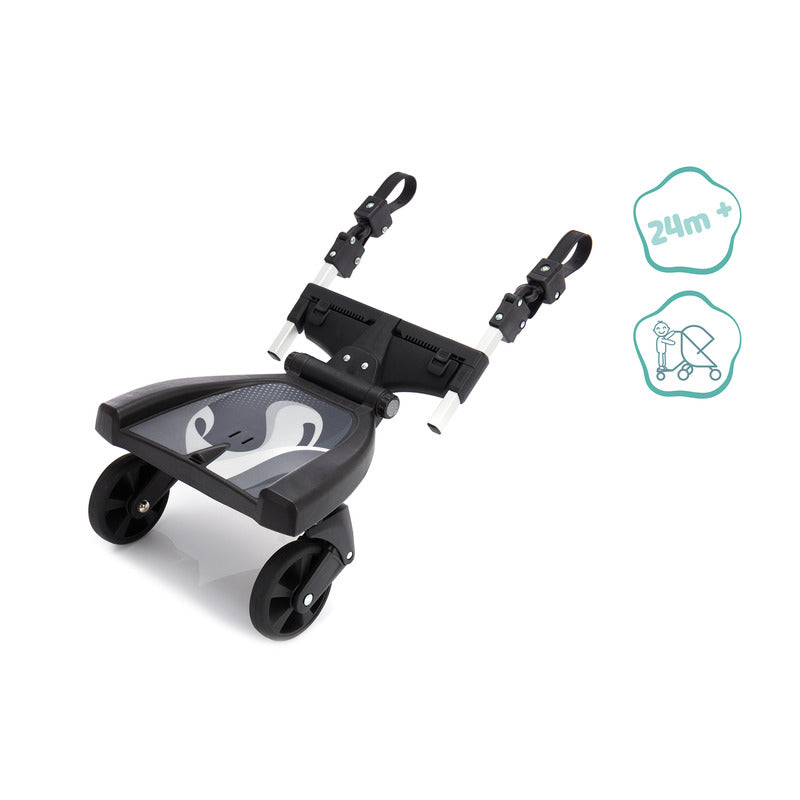 LITTLE ONE LO Buggy Board Mitfahrbrett schwarz grau 180° Kinderwagen Little One - 9120129910118