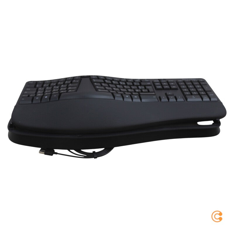 Microsoft Tastatur Keyboard Ergonomic Universal USB AZERTY Französisch Schw230 - 0650450267364