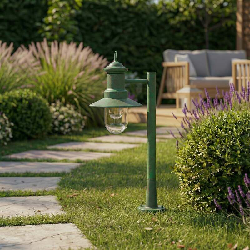 Lindby Wegeleuchte Eloretta LED Gartenlampe Pollerleuchte dimmbar grün 60cm IP44 - 4255830909085