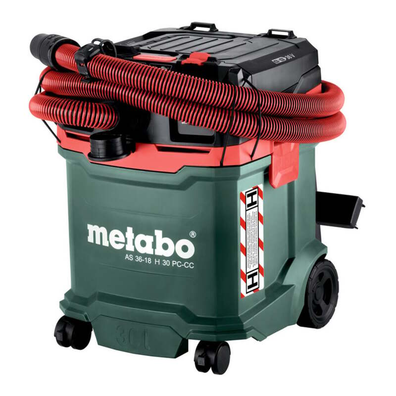 Metabo Akku-Nass-/Trockensauger AS 36-18 H 30 PC-CC 30l 3300l/min grau ohne Akku - 4061792230644