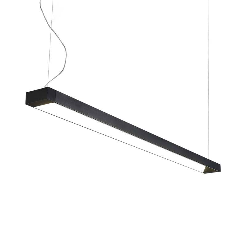 Arcchio LED Pendelleuchte Hängelampe Cuna schwarz Bürobeleuchtung Aluminium - 4251096568554