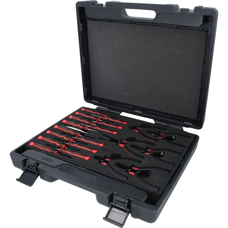 KS Tools Werkzeugset 21teilig mit Feinmechanik-Schraubendrehern und Pinzette - 4042146150313