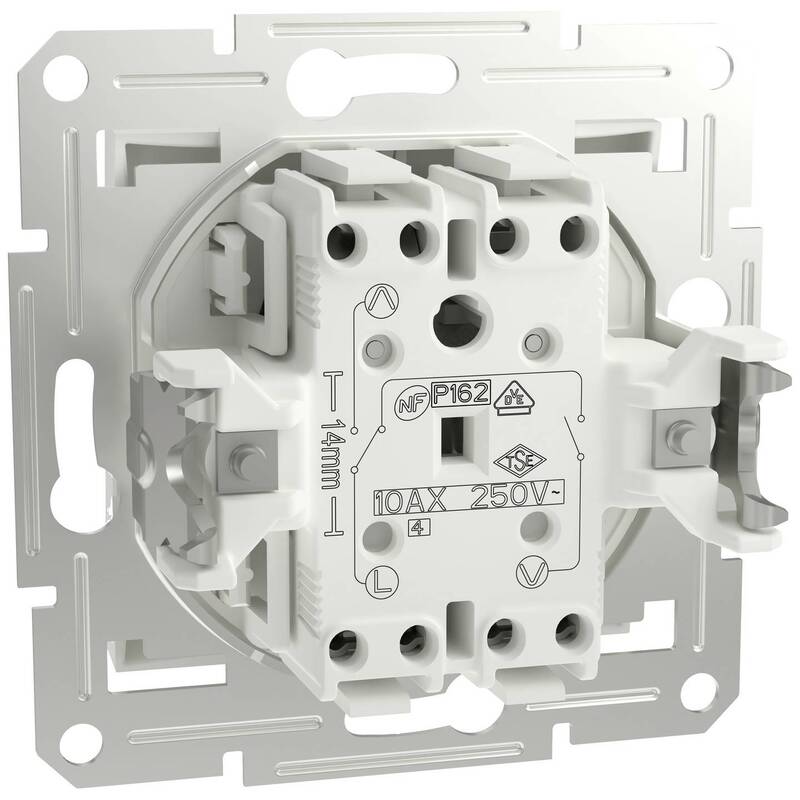 Schneider Electric Rollladenschalter Asfora EPH1370521D 250VAC 10A Weiß IP20 - 3606486875582