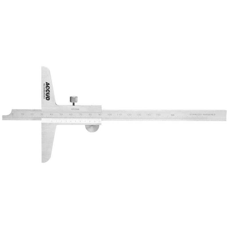 Basetech 1601079 Depth Gauge 150mm Accurate Measurement Tool - 4016139328874