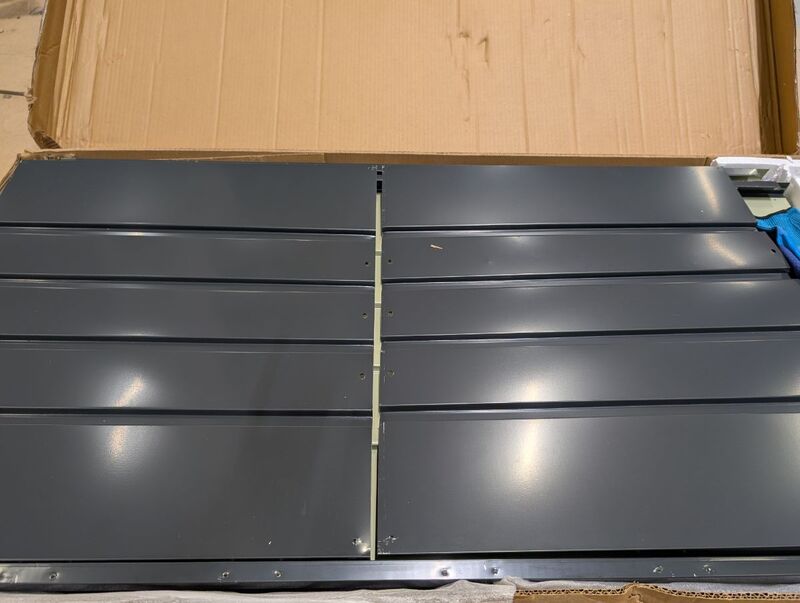 Metall Auflagenbox Limani wasserdichte Gartenbox 380 L rostfrei anthrazit - 4260565529101