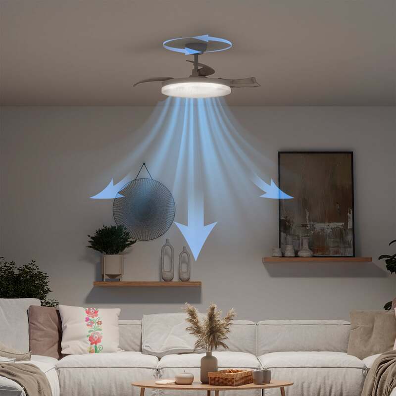 Philips Deckenventilator Solr LED Lampe dimmbar CCT leise weiß 106cm 4500Lumen - 10057401