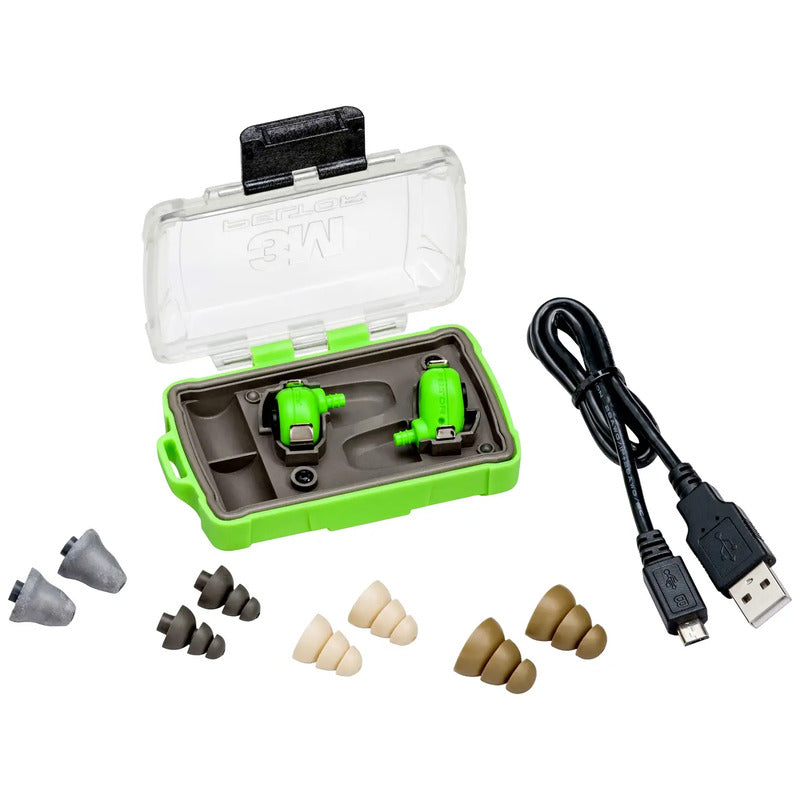 3M Peltor Gehörschutzstöpsel EEP-100 38 dB mehrweg inkl. Box grün 1 Set - 0051131277427