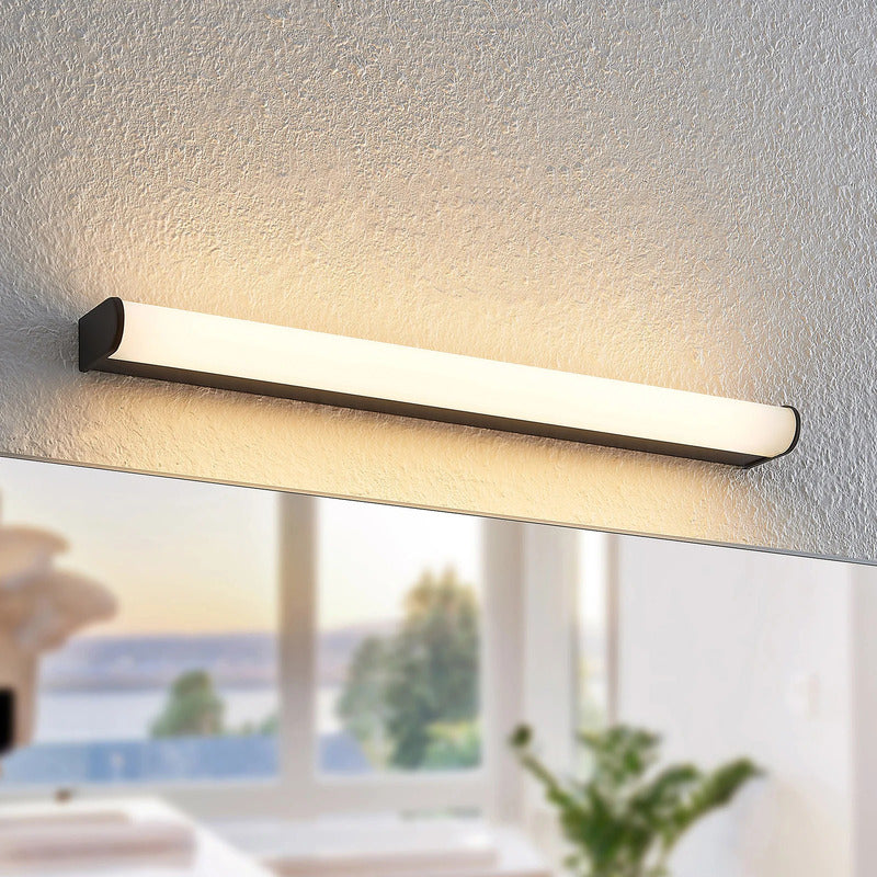 Lindby Wandleuchte Ulisan LED Wandlampe Leuchte schwarz matt 58,8cm IP44 - 4251911718669