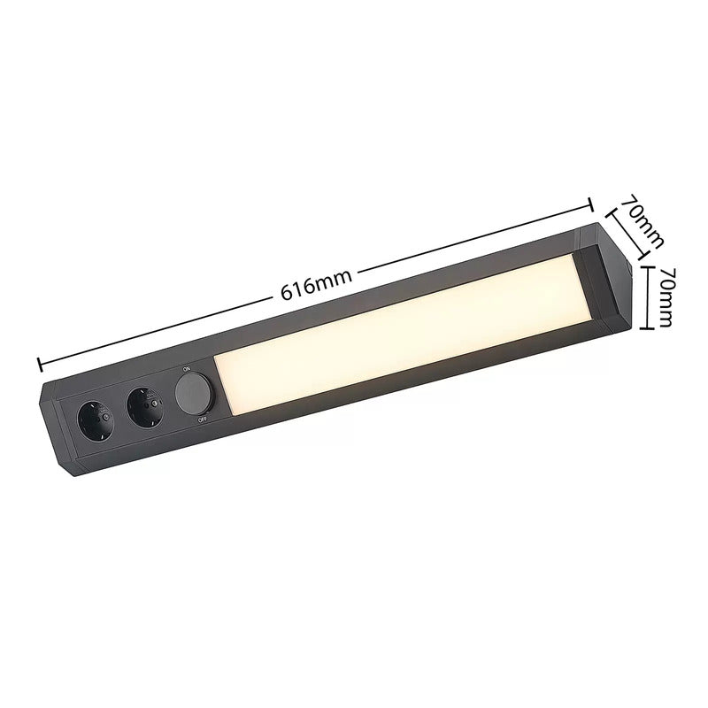 Arcchio Ovano LED-Unterbaulampe Lampe Leuchte Unterbaulampe schwarz Küchenlampe - 4251911708929