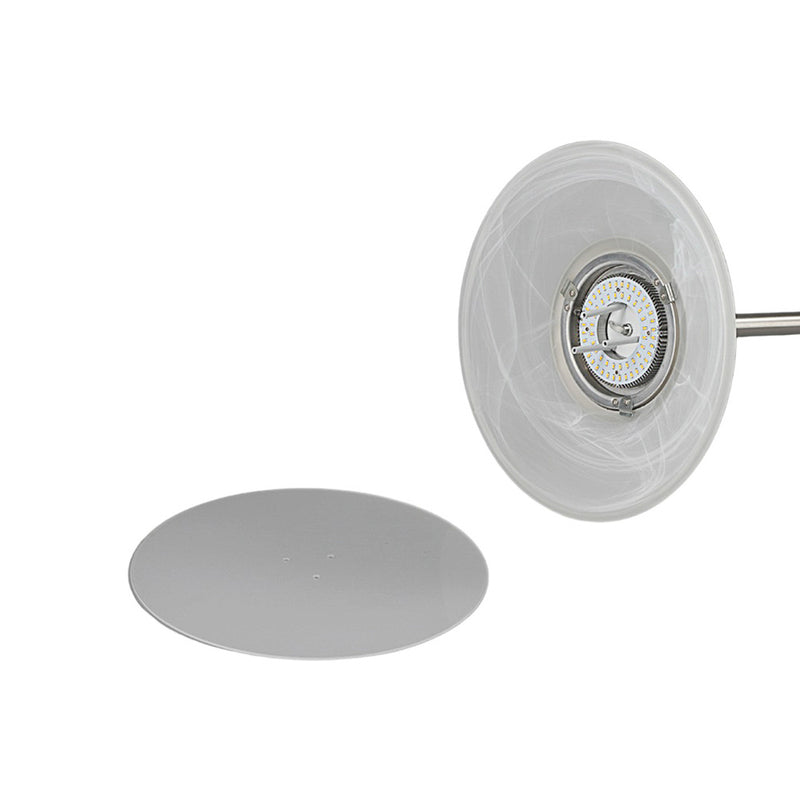 Lindby Stehleuchte Deckenfluter LED Leselicht Ragna nickel dimmbar Leselampe - 4251096519662