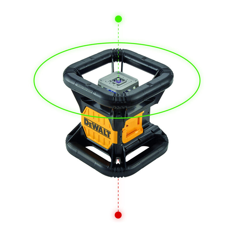 DeWalt Rotationslaser 18V Vollautomatischer Laser mit digitalem Neigungs-Modus - 5035048657966