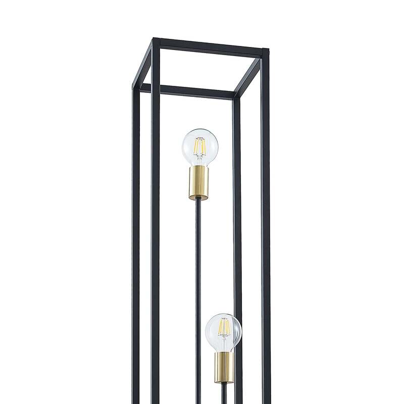 Lindby Stehlampe Stehleuchte Tiliane LED Lampe 3-flammig schwarz 153cm hoch - 4251911708653