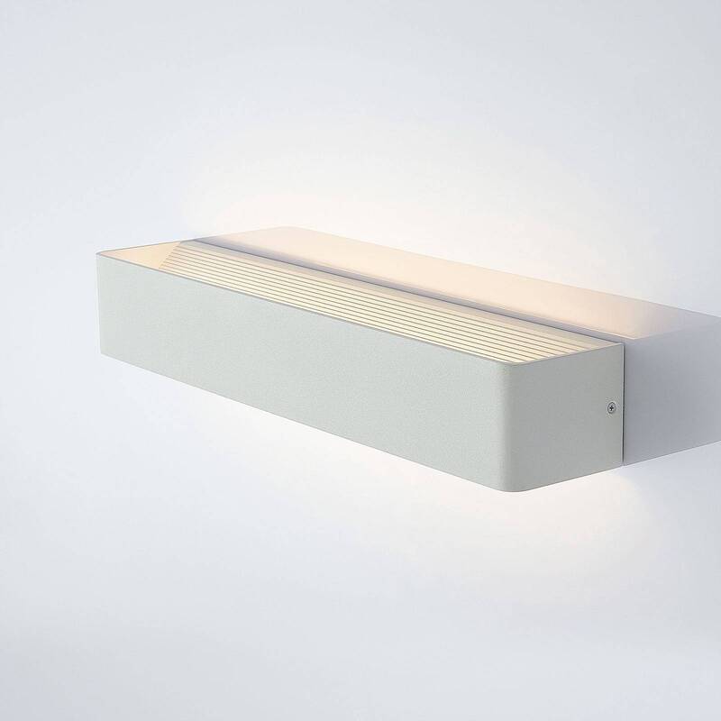 Lindby Wandleuchte Wandlampe LED Leuchte weiß Metall Lonisa warmweiß Wohnzim652 - 4251096530018
