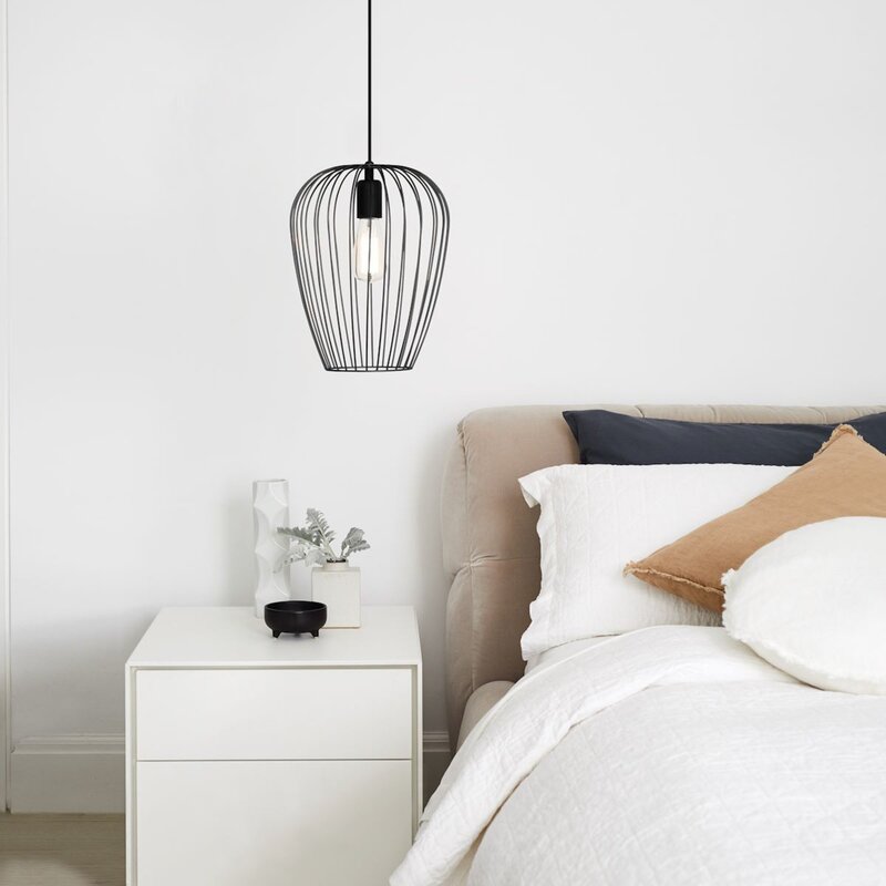 Beacon Hängeleuchte Pendelleuchte Callam schwarz Metall Lampe Ø 27,5 cm E27 LED - 9008606185009