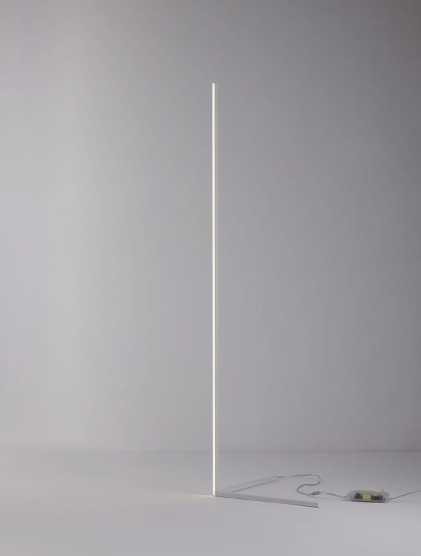 Nova Luce Stehlampe Standleuchte LED V LINE Weiß Warmweiß dimmbar Wohnzimmer 18W - 5212017433411