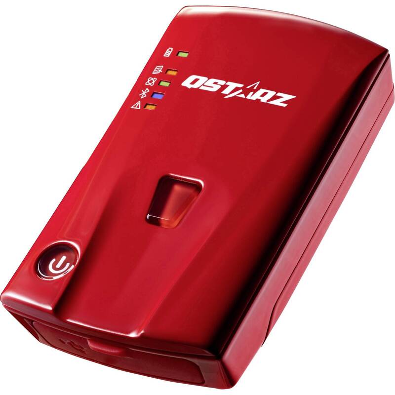 Qstarz BL-1000ST GPS Logger Personentracker Rot 25h Akku Laufzeit 69g - 4712487810510