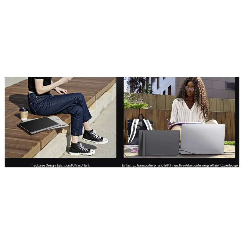 Arzopa Portabler Monitor Bildschirm 16,1 Zoll QHD 2560x1440 HDMI USB-C schwarz - 6975114120248