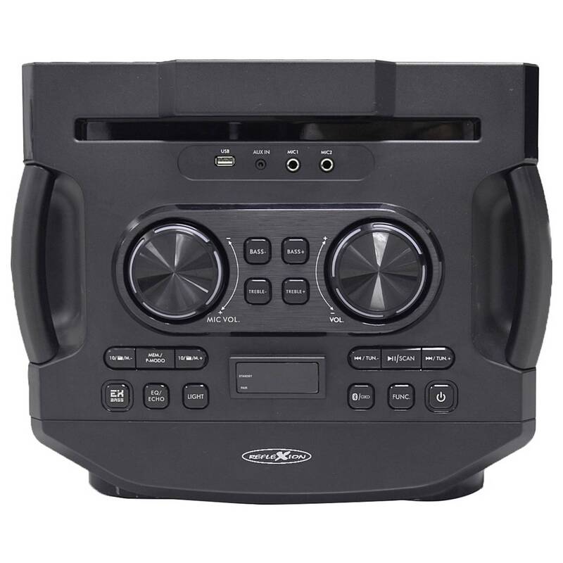 Reflexion Party Lautsprecher Box Bluetooth 1200W Lautsprecher Musikbox 110.8 cm - 4260664982258