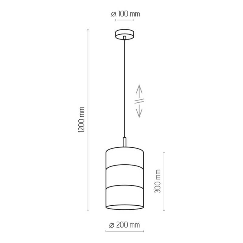 Pendelleuchte BOGART BLACK LED Hängeleuchte Lampe für Wohnzimmer schwarz elegant - 5901780532147