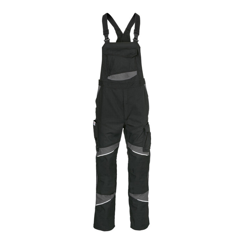 Kübler Latzhose Herren ACTIVIQ Baumwolle schwarz/anthrazit Größe 90 - 4053813458748