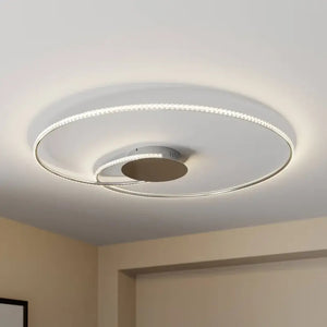 B-Ware Lindby Deckenleuchte Deckenlampe LED Joline Kristall Metall chrom 3 STÜCK