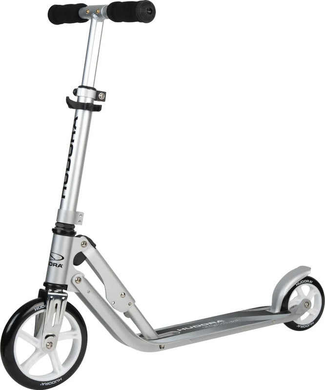 HUDORA Little BigWheel Scooter silber klappbar höhenverstellbar für Kinder 4+ - 4005998857144