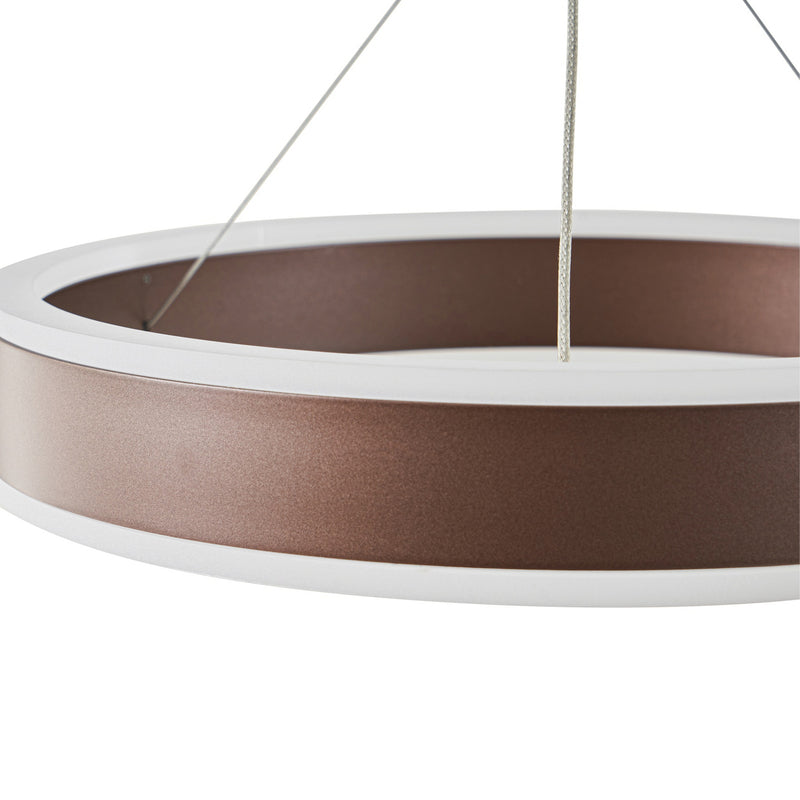 Lucande Pendelleuchte Hängeleuchte LED Kolo braun dimmbar Leuchte Esszimmer789 - 4251911776195
